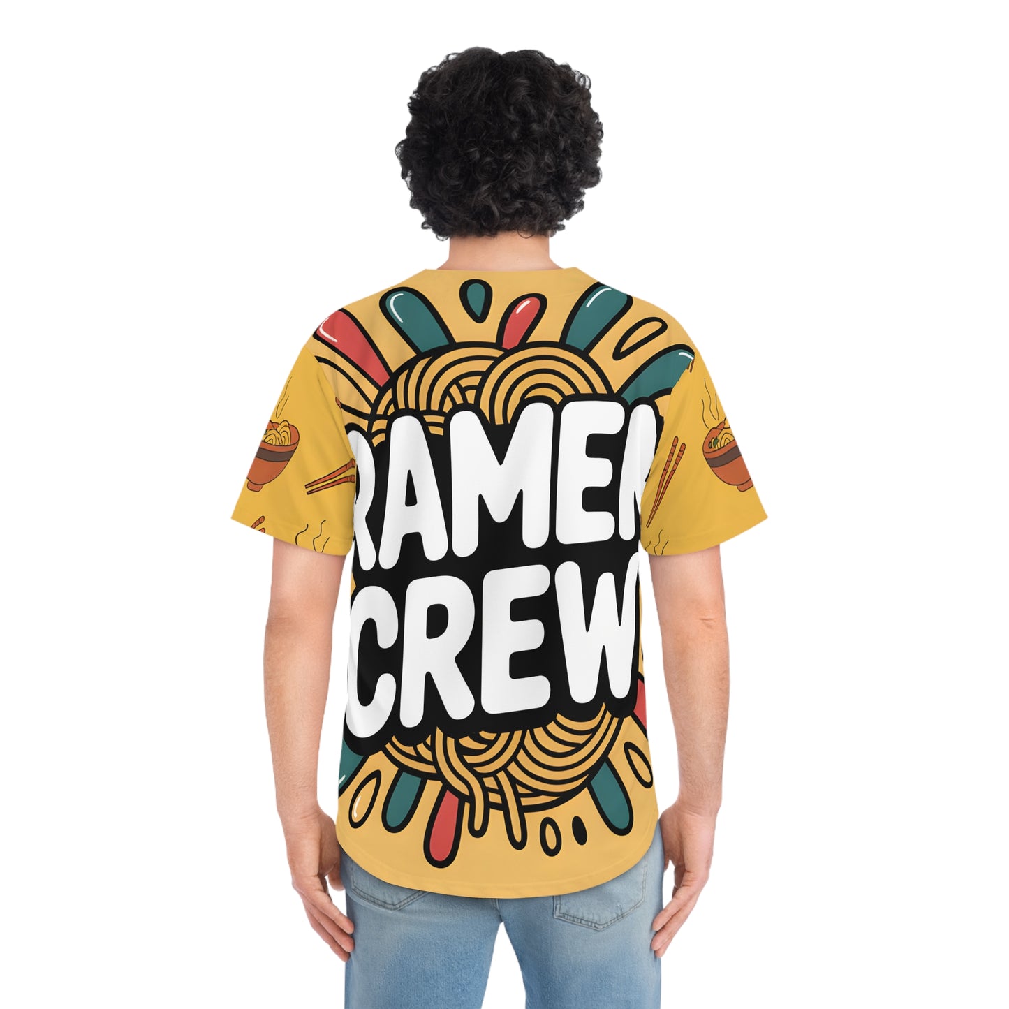 SLOPPY PANDA Ramen Crew Baseball Jersey