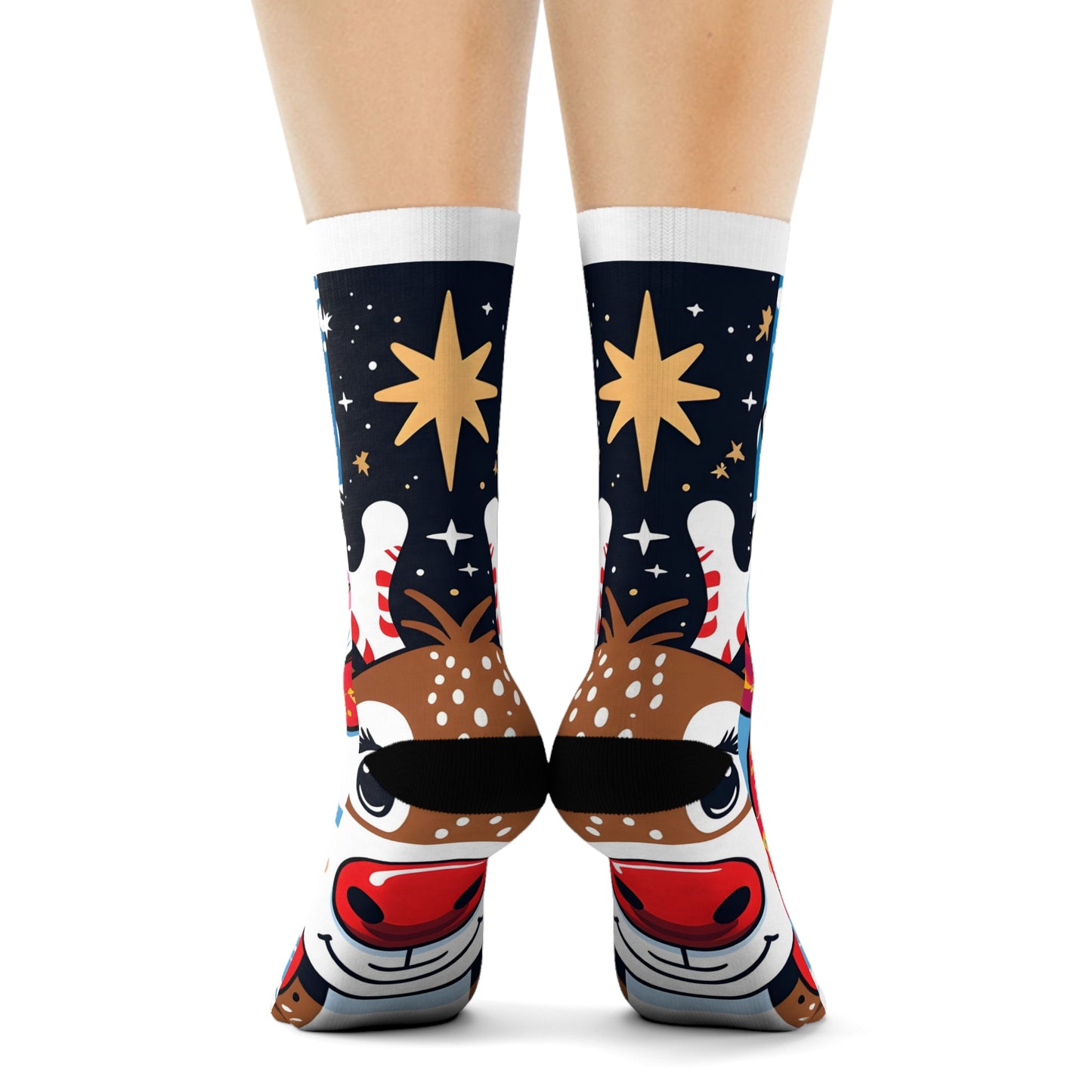 Festive Vector Pop Christmas Socks