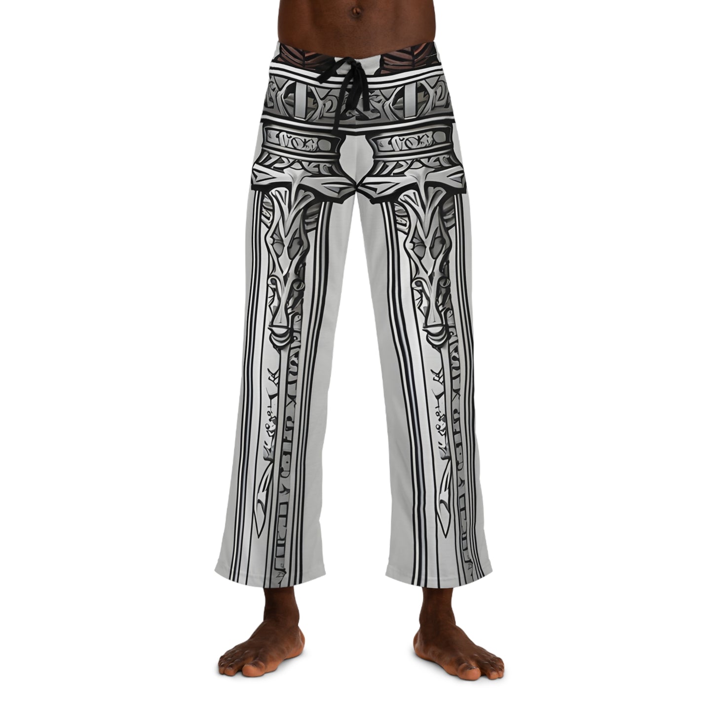 Sword and Lettering Men's Pajama Pants