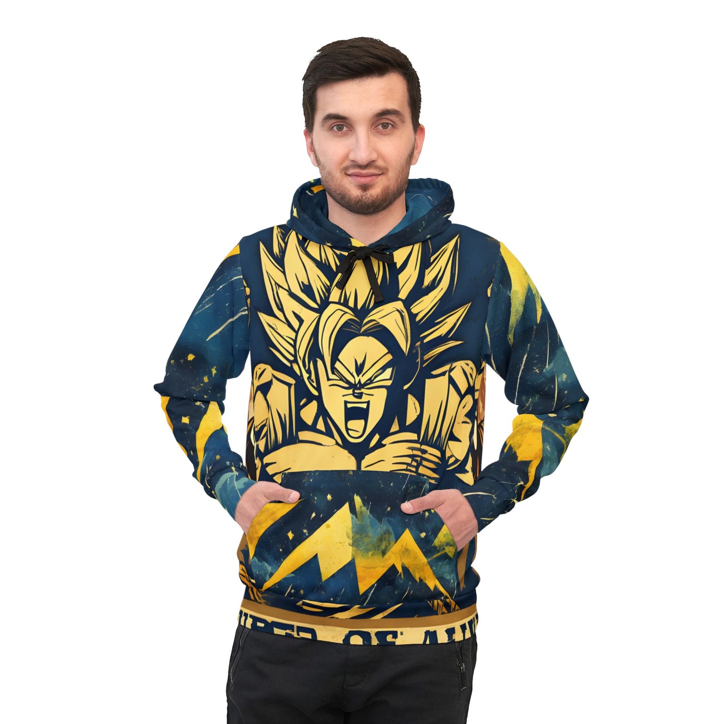Vintage SSJ10 Super Saiyan Wanted Hoodie