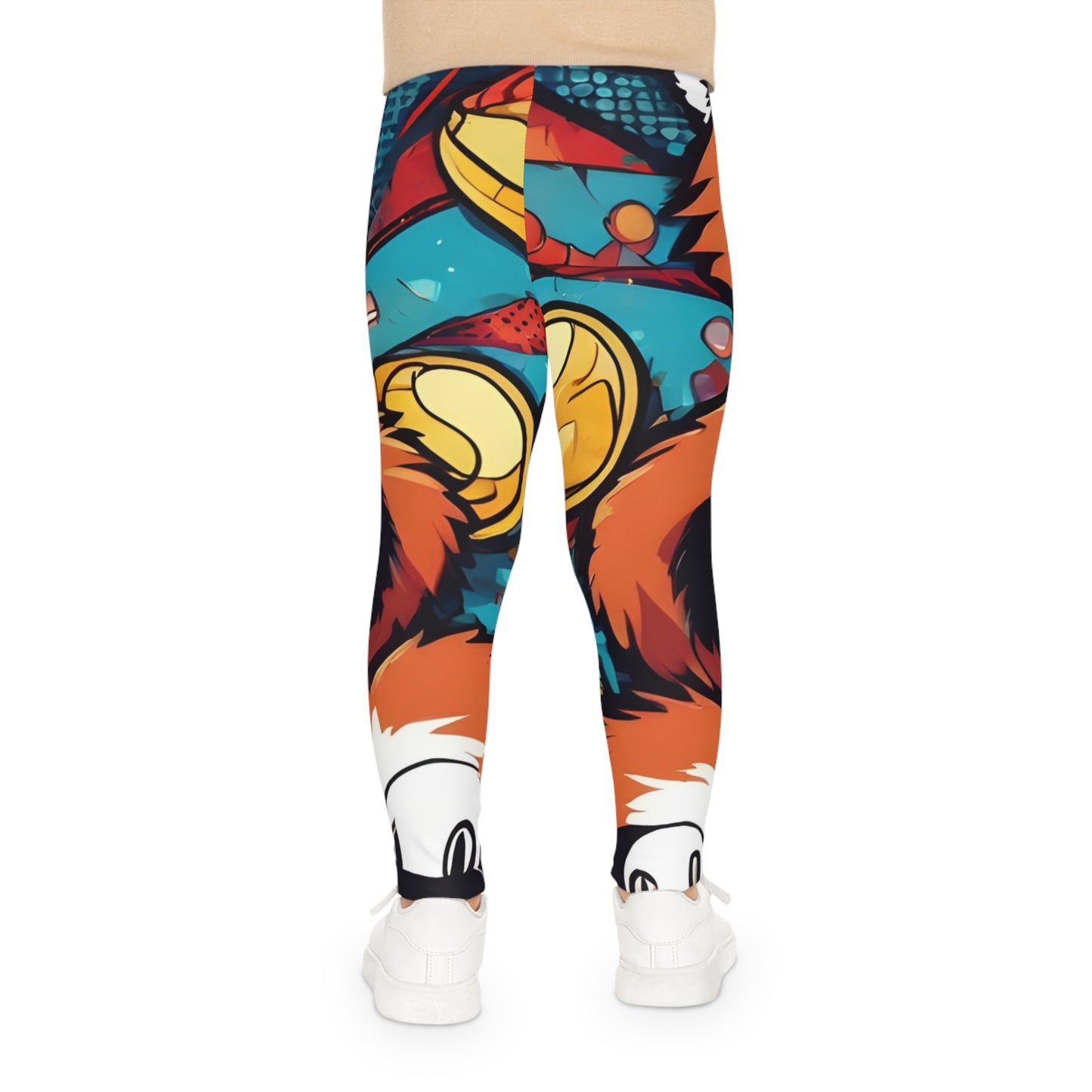 Juggling Joy: Happy Red Panda Leggings