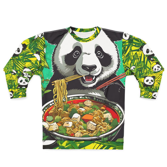 Playful Panda Ramen Delight Sweatshirt