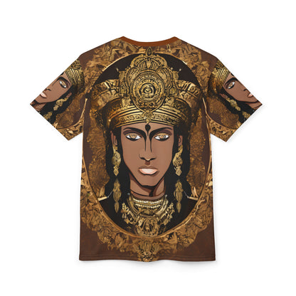 Unisex Cut & Sew Tee (AOP) - Indian Regal Design