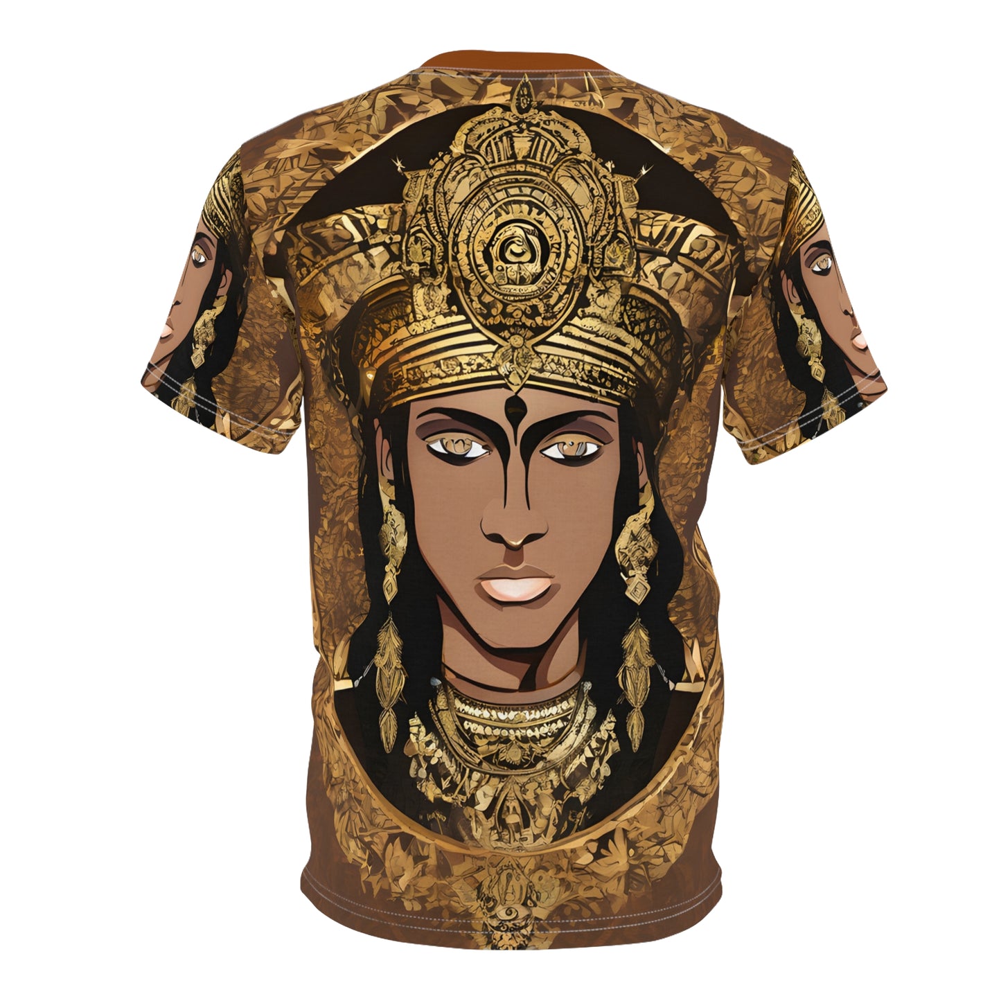 Unisex Cut & Sew Tee (AOP) - Indian Regal Design