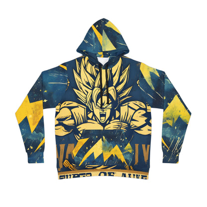 Vintage SSJ10 Super Saiyan Wanted Hoodie
