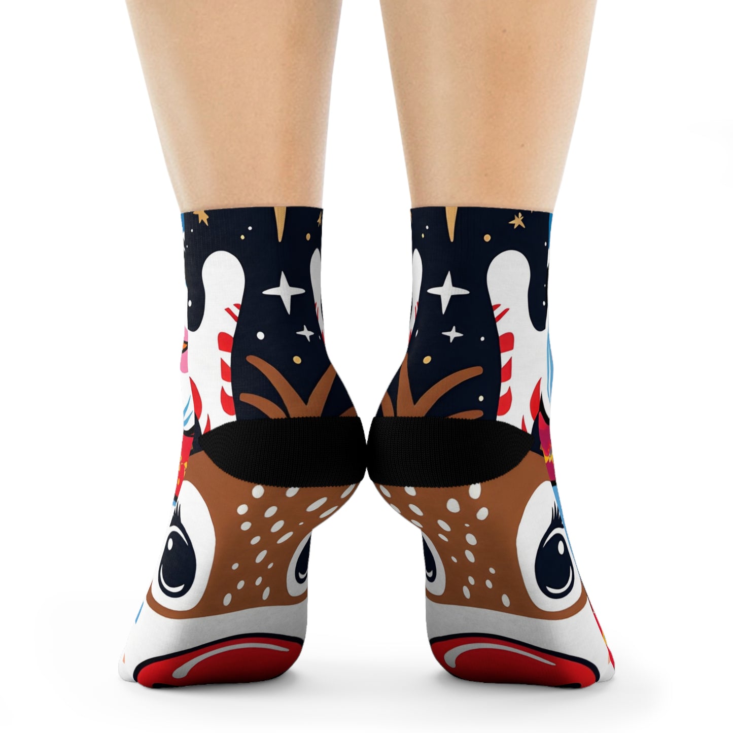 Festive Vector Pop Christmas Socks