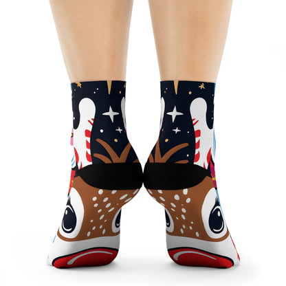 Festive Vector Pop Christmas Socks