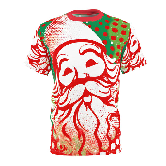 Halftone Dots of Santa Claus