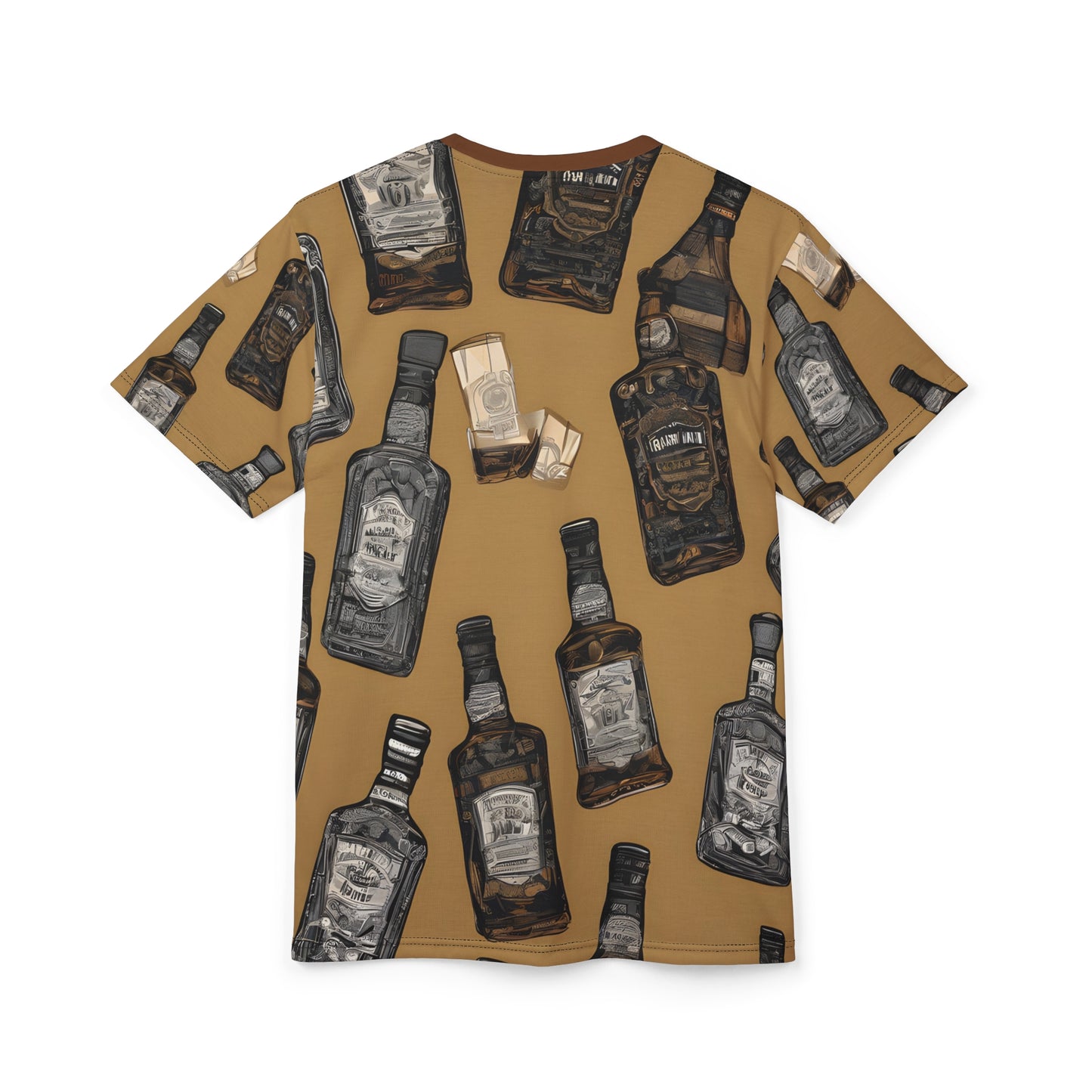 Whiskey Bottles All Over Print