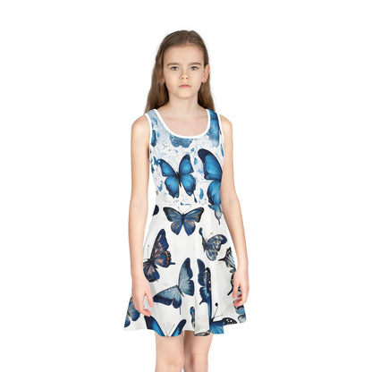 Dreamy Blue Butterflies Sundress