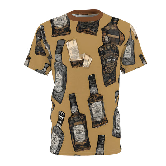 Whiskey Bottles All Over Print
