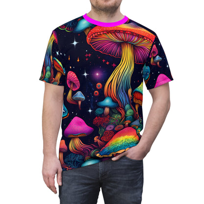 Rainbow Mushrooms in Outer Space