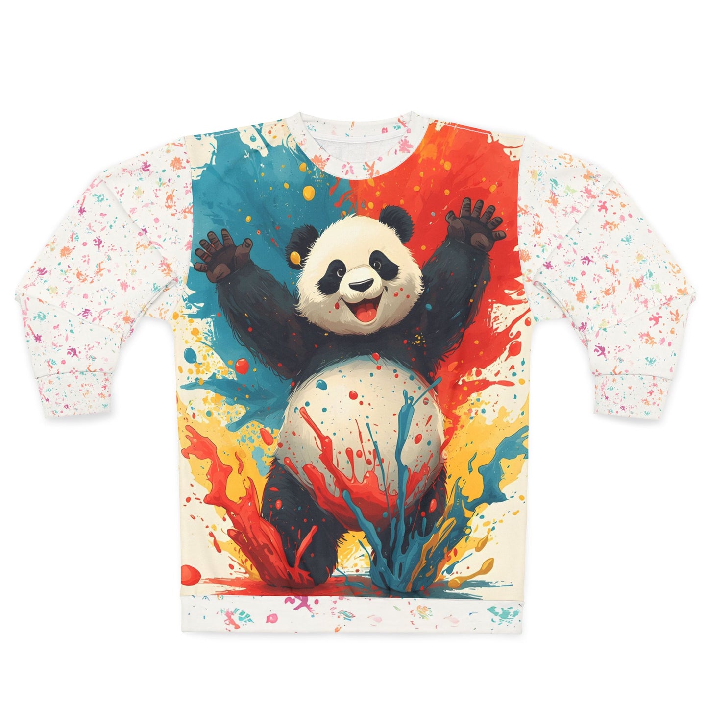 Super Panda Color Explosion Sweatshirt