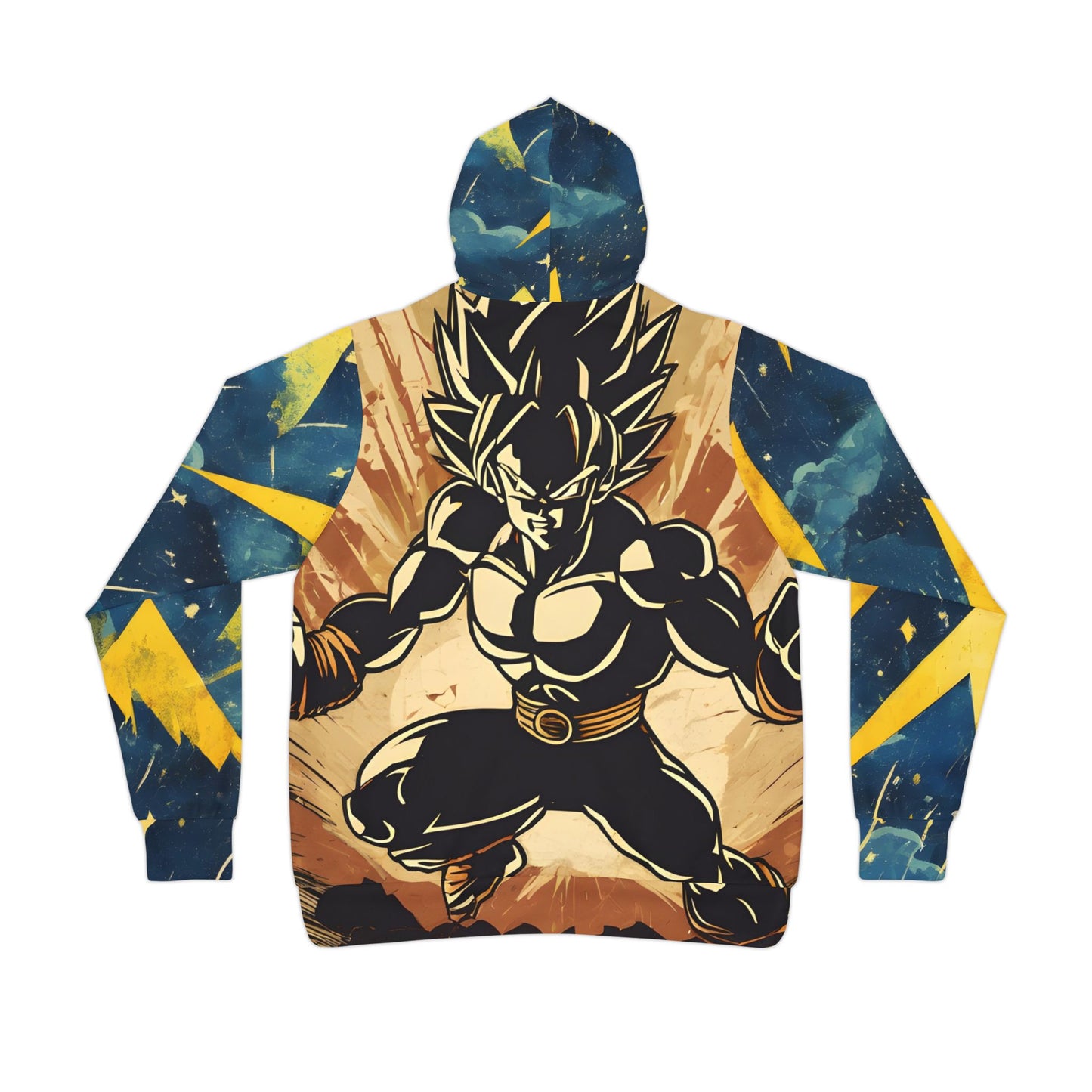 Vintage SSJ10 Super Saiyan Wanted Hoodie