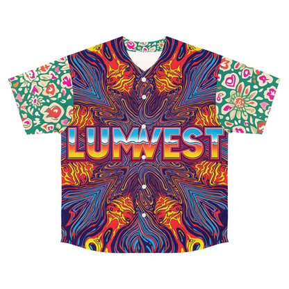 Psychedelic LUMWEST Baseball Jersey