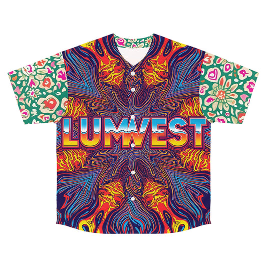 Psychedelic LUMWEST Baseball Jersey