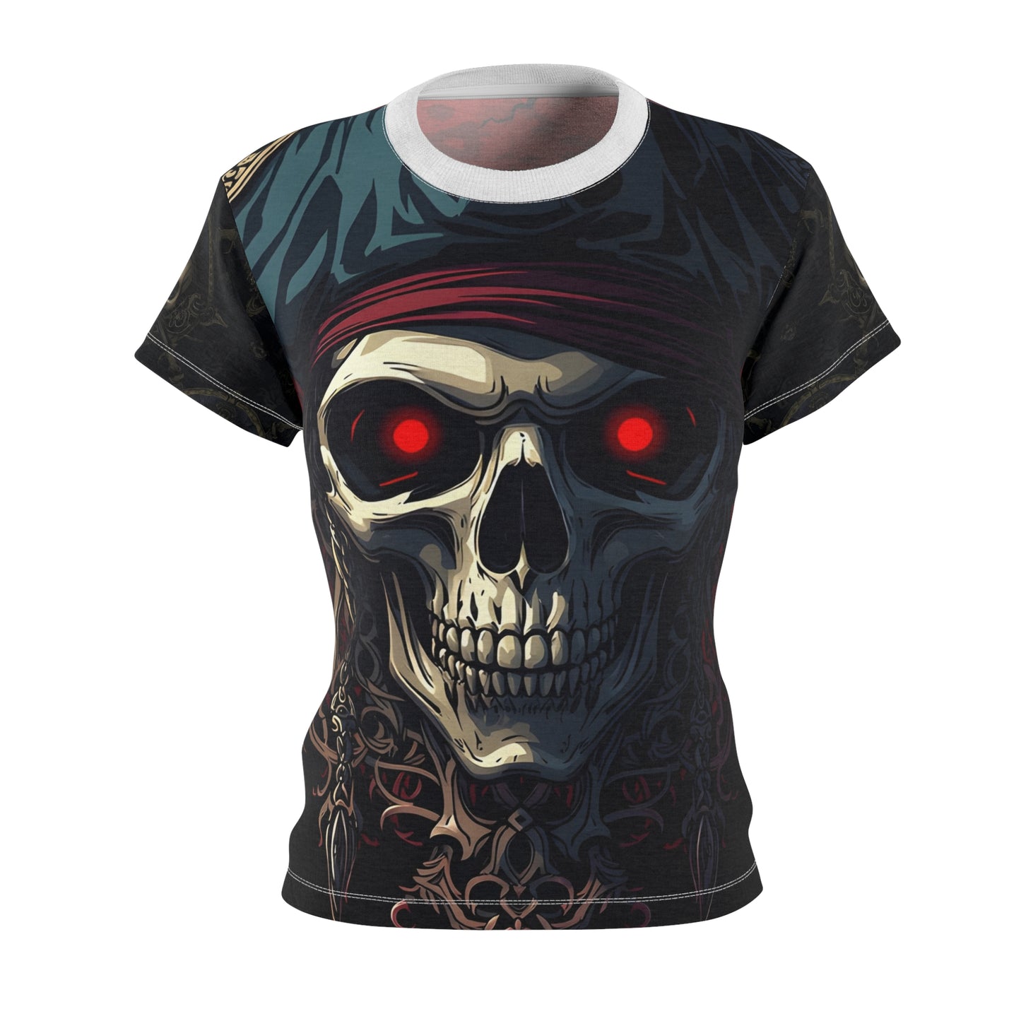 Dystopian Vampire Pirate Skull Tee