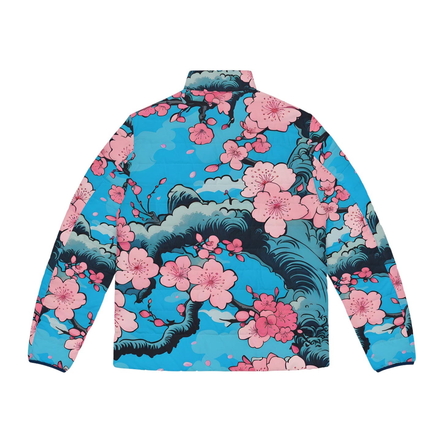 Pink and Blue Cherry Blossom Cute