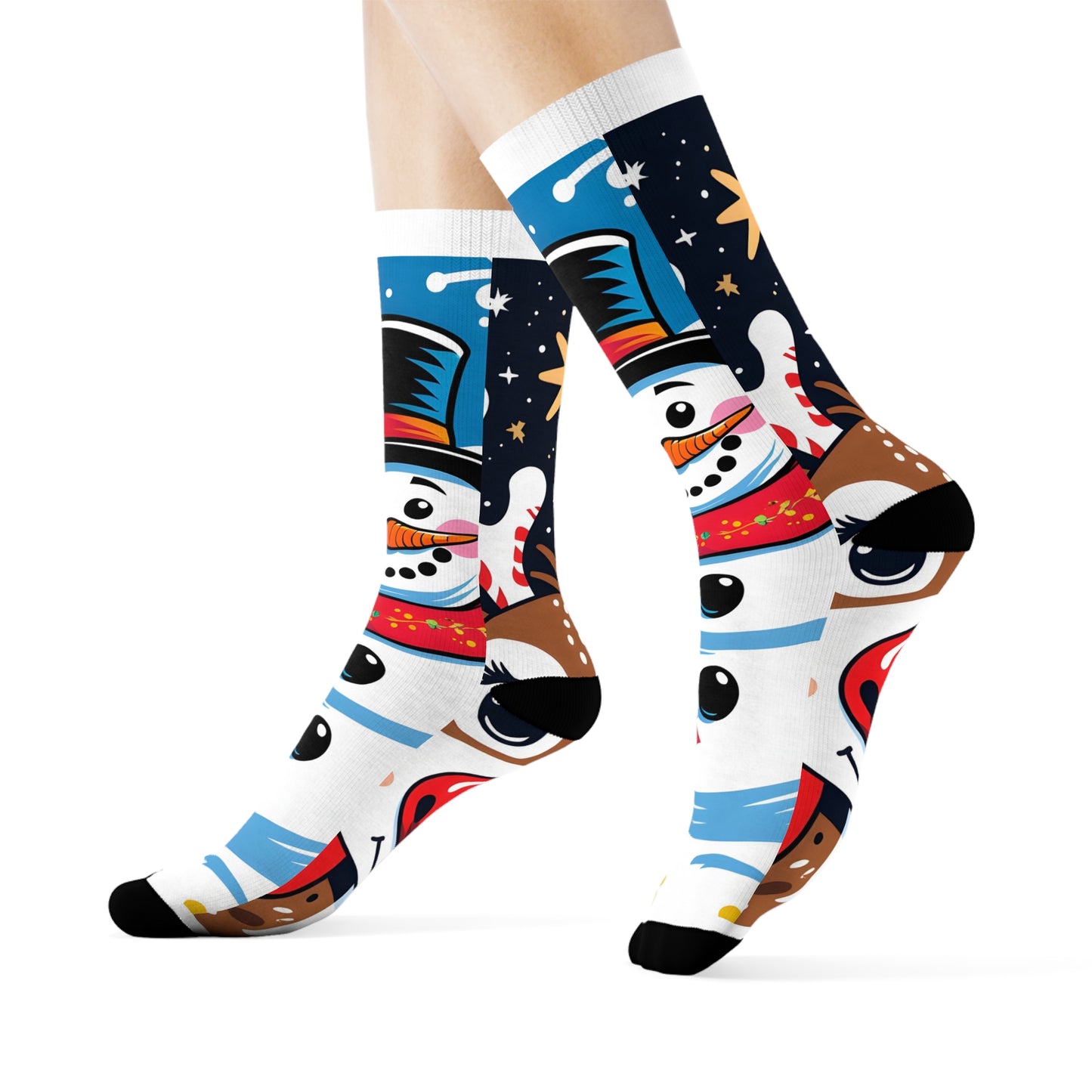 Festive Vector Pop Christmas Socks