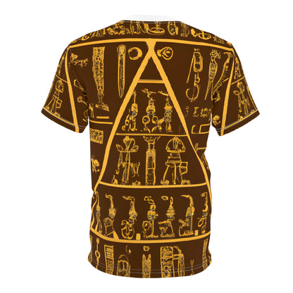 Egyptian Pyramid Hieroglyphics