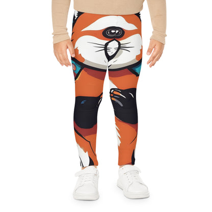 Juggling Joy: Happy Red Panda Leggings