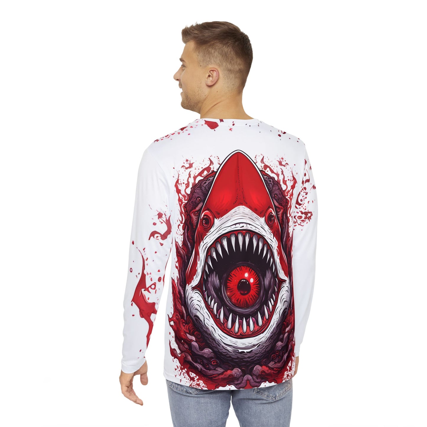 Intricate Evil Shark Design