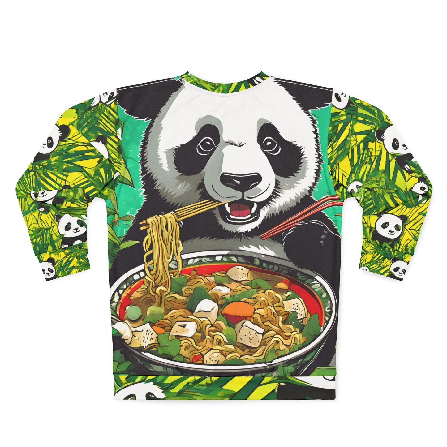 Playful Panda Ramen Delight Sweatshirt
