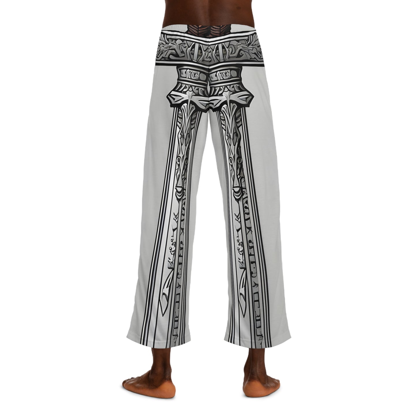 Sword and Lettering Men's Pajama Pants