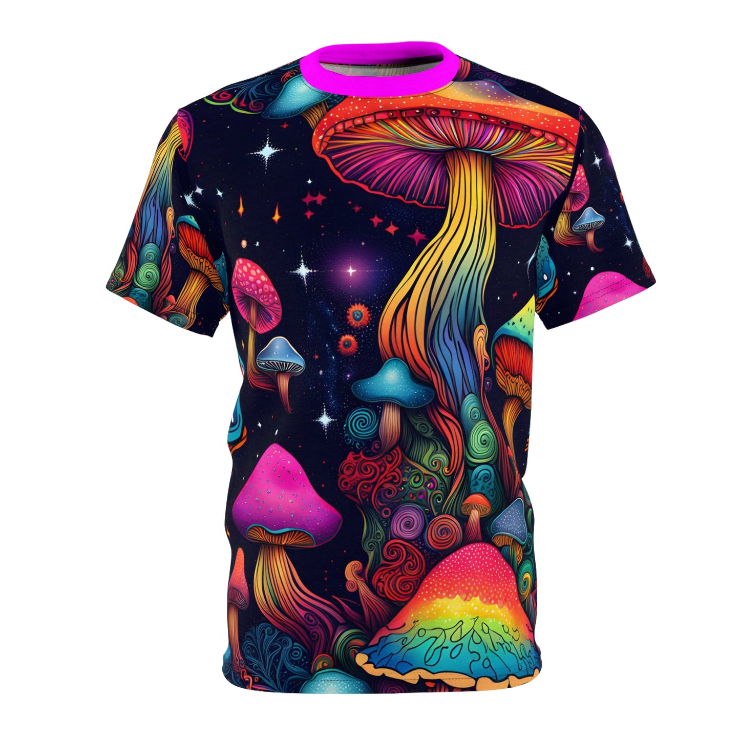 Rainbow Mushrooms in Outer Space