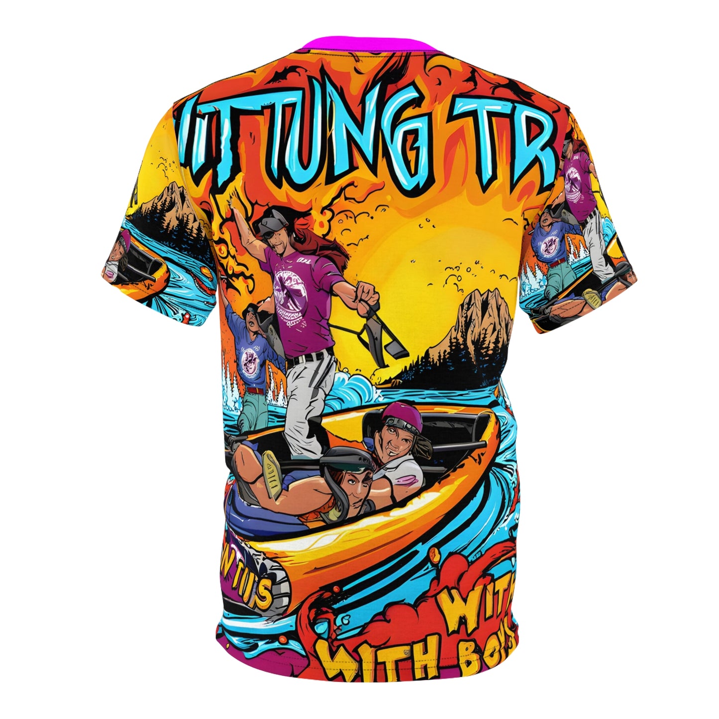 Unbelievably Intricate Tubing Trip Shirt Design