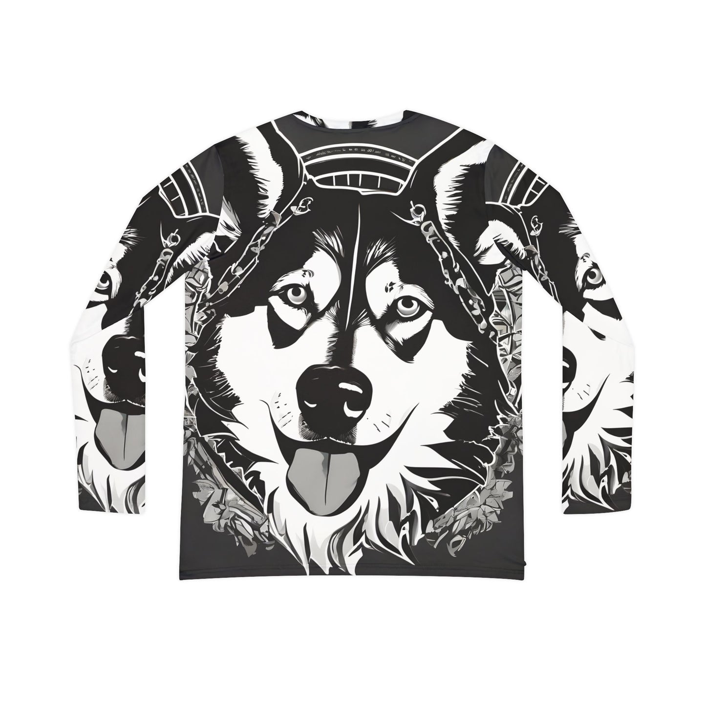 Black and White Husky T-shirt