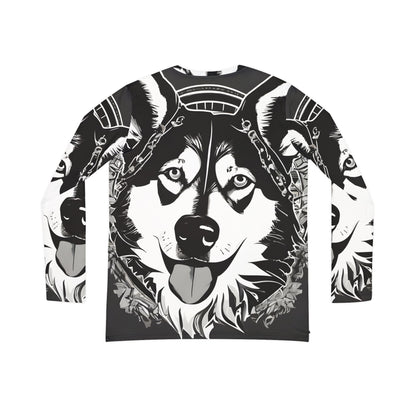 Black and White Husky T-shirt