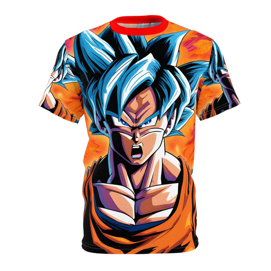 Unbelievably Intricate Goku Super Saiyan Angry Shirt Graphic