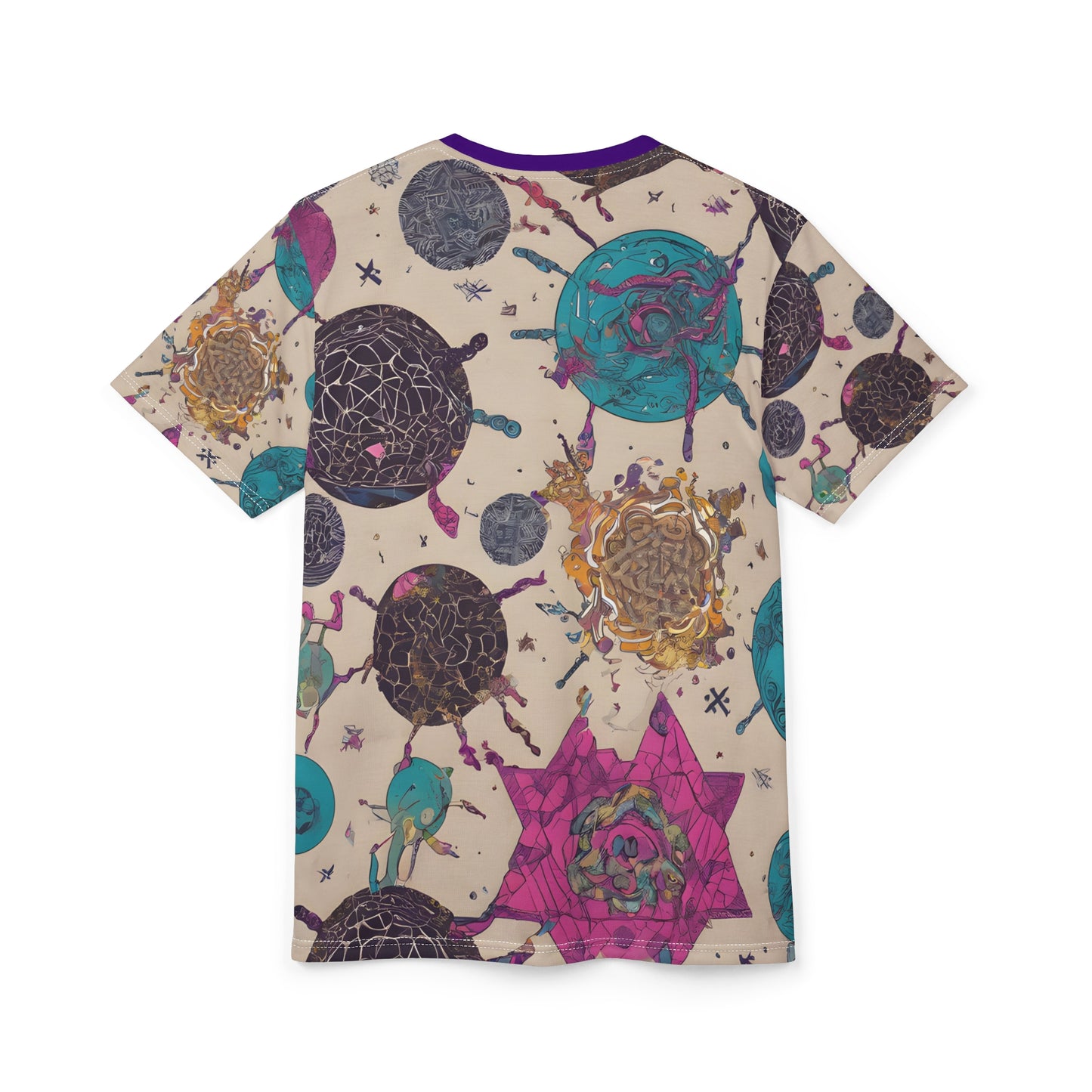 Brainiac Cosmic Energy Unisex Cut & Sew Tee (AOP)