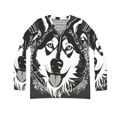 Black and White Husky T-shirt