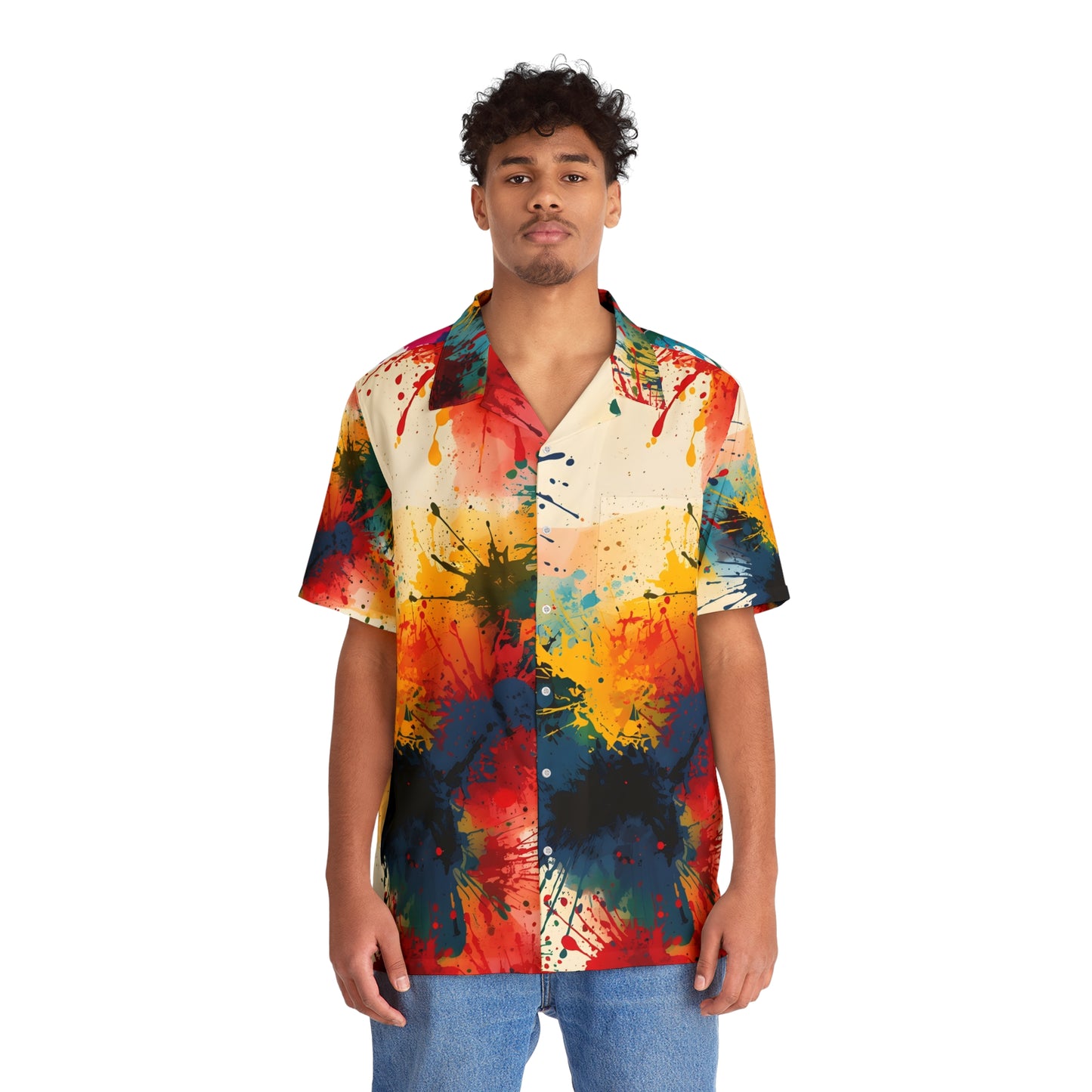 Explosive Colors Hawaiian Shirt