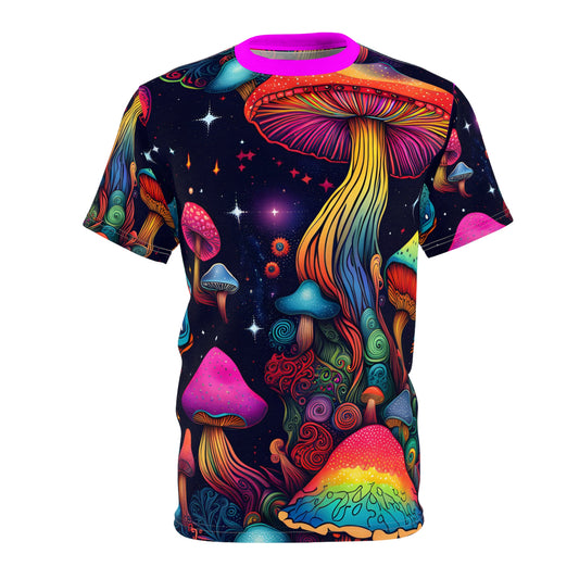 Rainbow Mushrooms in Outer Space