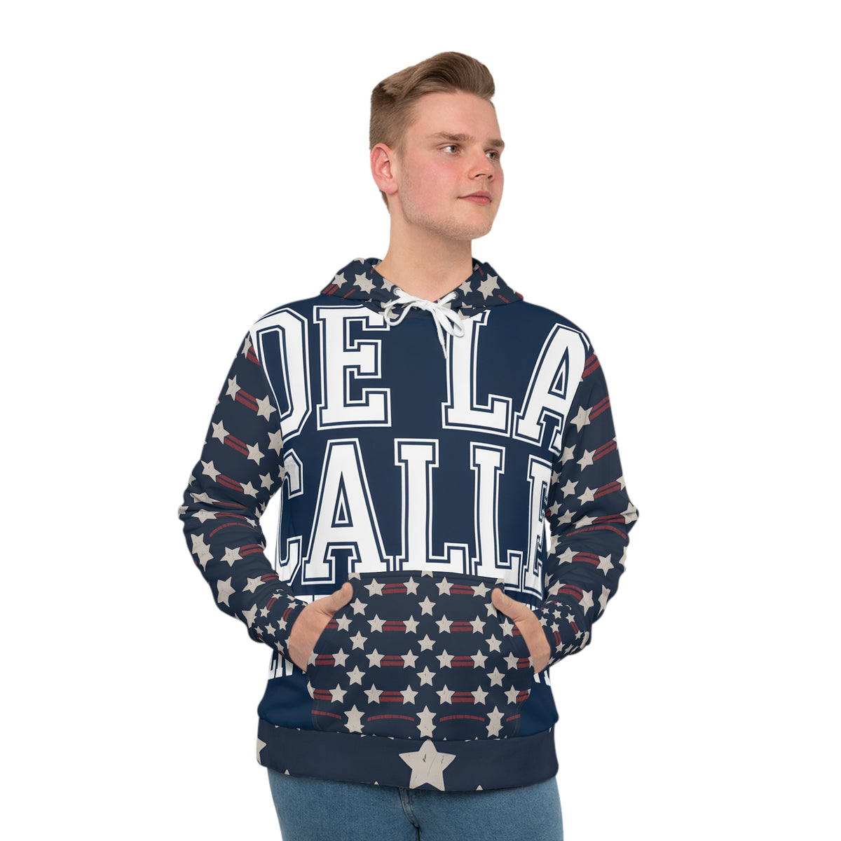 De La Calle Entertainment Vintage Varsity Hoodie