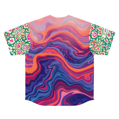 Psychedelic LUMWEST Baseball Jersey