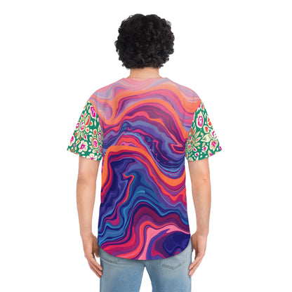 Psychedelic LUMWEST Baseball Jersey