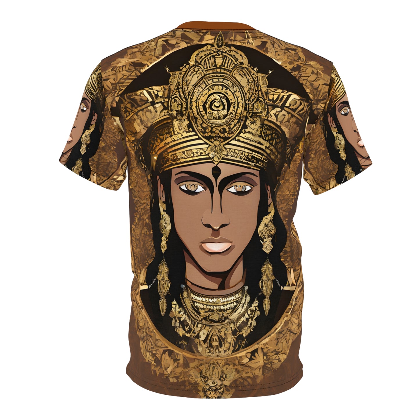 Unisex Cut & Sew Tee (AOP) - Indian Regal Design
