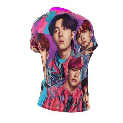 Hyper Realistic BTS Boy Band Graphic