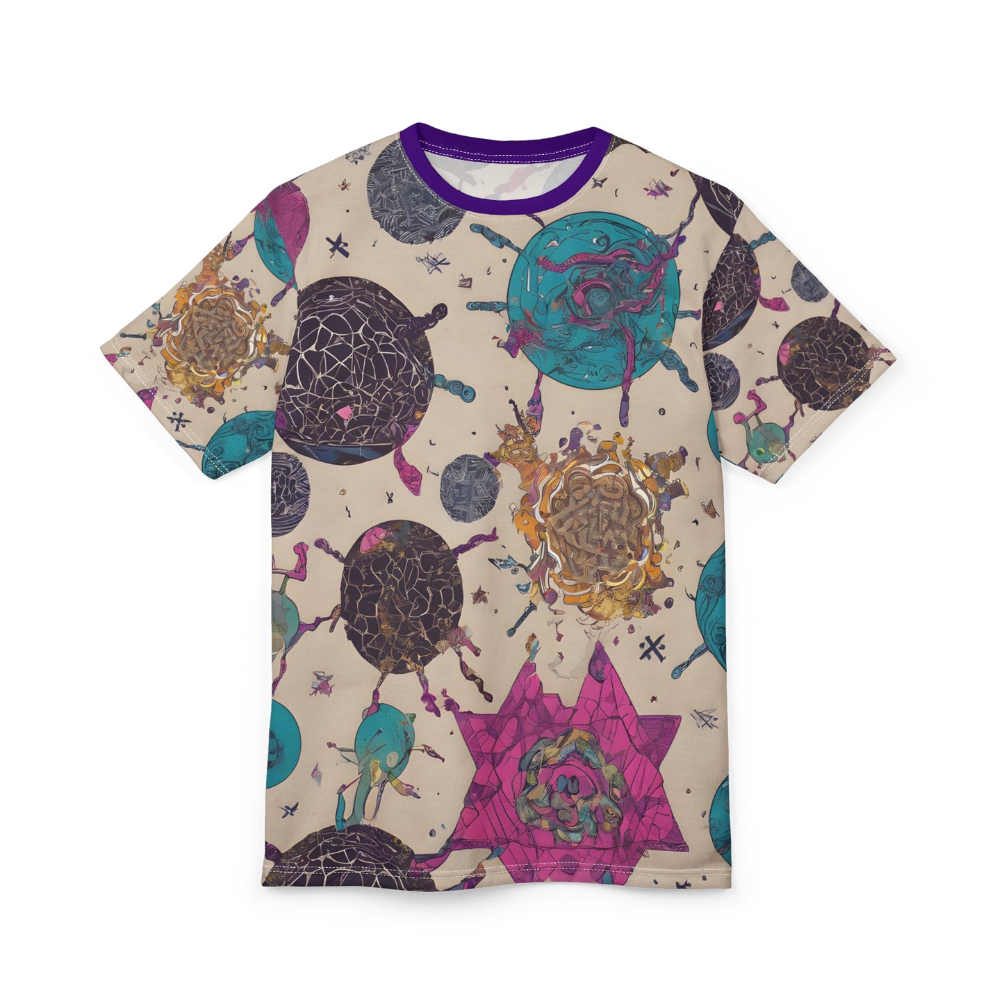 Brainiac Cosmic Energy Unisex Cut & Sew Tee (AOP)