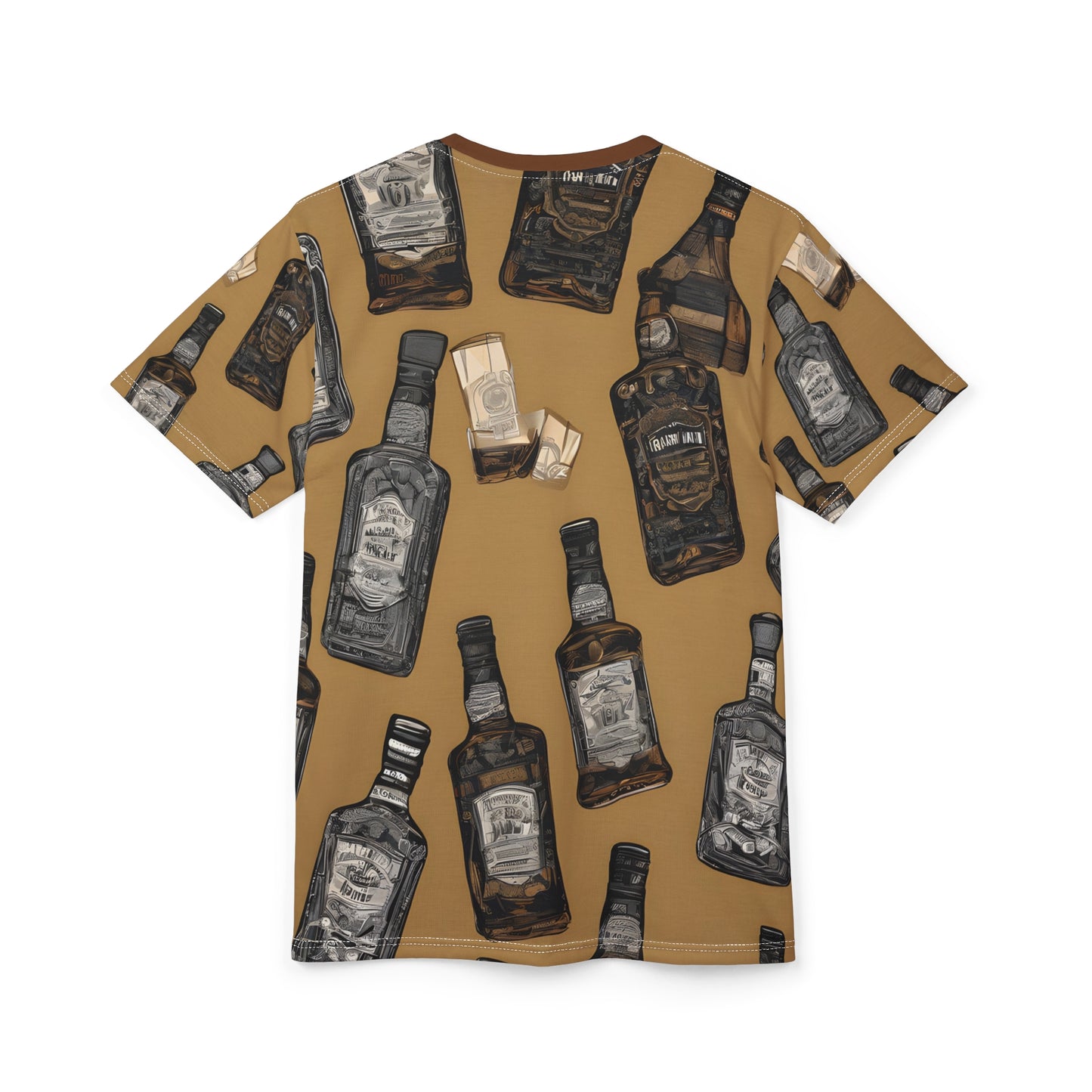 Whiskey Bottles All Over Print
