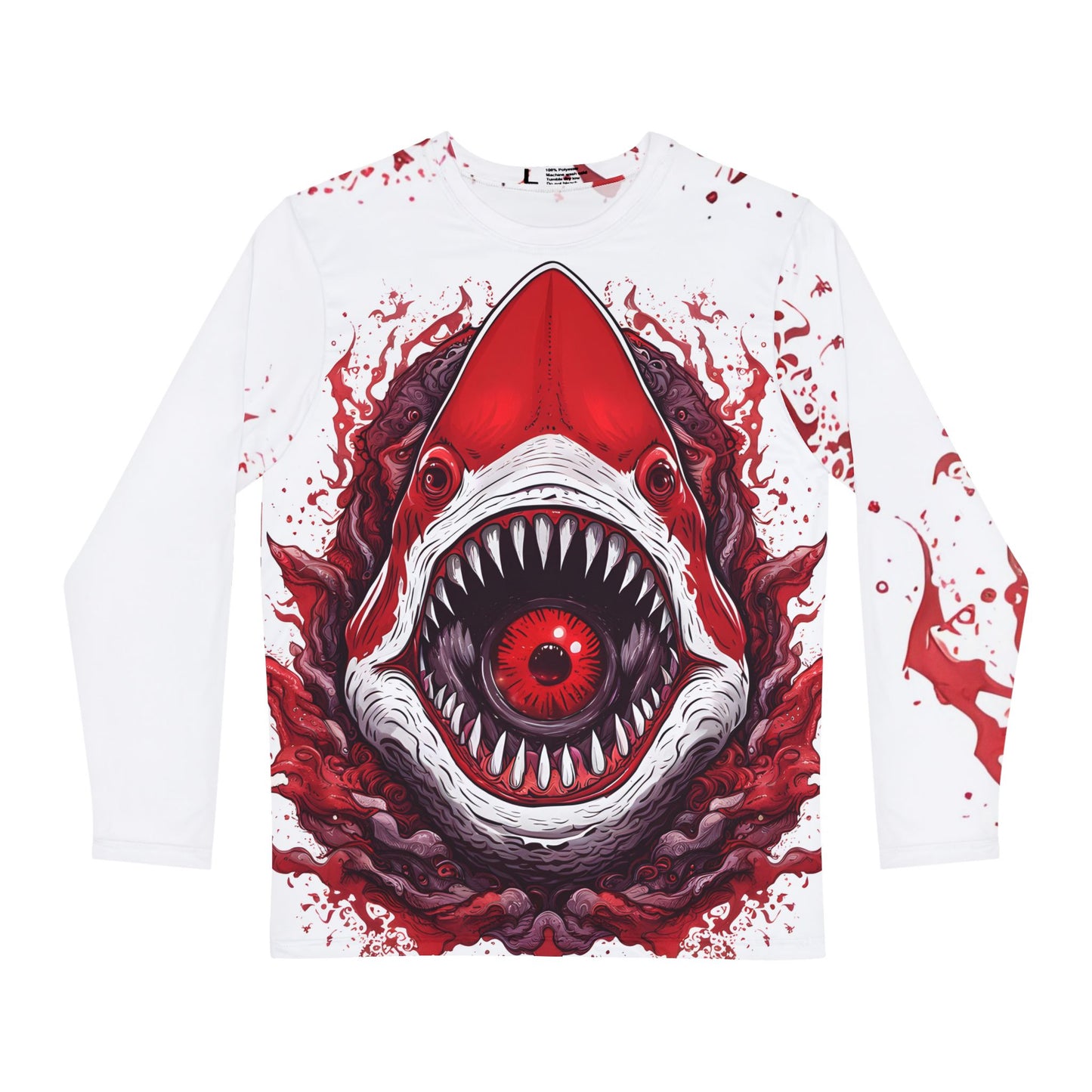 Intricate Evil Shark Design